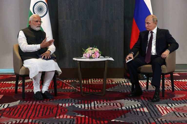 Modi, Putin Move to Strengthen Ties as Russia Pushes for Greater BRICS Role