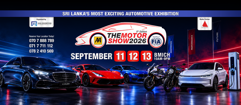 Motor Show 2026 Opens in Colombo, Putting Sri Lanka’s Automotive Business Market in the Spotlight