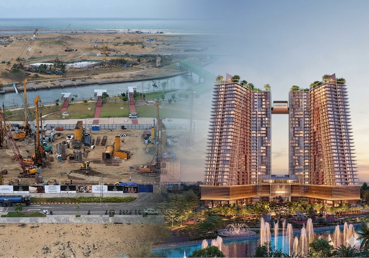 Home Lands completes 60% piling work of ‘Central Park Boulevard Port City Colombo’