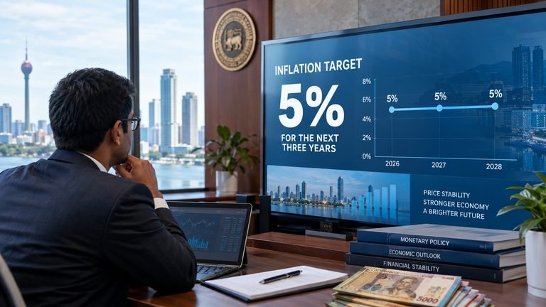Sri Lanka Locks In 5% Inflation Target for Next Three Years