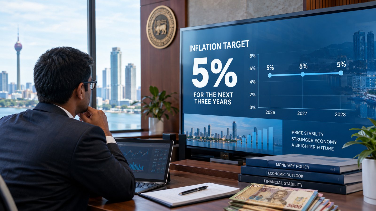 Sri Lanka Locks In 5% Inflation Target for Next Three Years